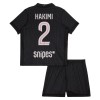 Camisola Paris Saint-Germain Hakimi 2 Jordan Criança Equipamento Quarto 2025-26 Manga Curta