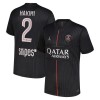 Camisola Paris Saint-Germain Hakimi 2 Jordan Equipamento Quarto 2025-26 Manga Curta