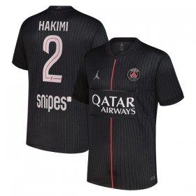 Camisola Paris Saint-Germain Hakimi 2 Jordan Equipamento Quarto 2025-26 Manga Curta