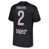 Camisola Paris Saint-Germain Hakimi 2 Jordan Equipamento Quarto 2025-26 Manga Curta