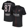 Camisola Paris Saint-Germain Joao Neves 87 Jordan Equipamento Quarto 2025-26 Manga Curta