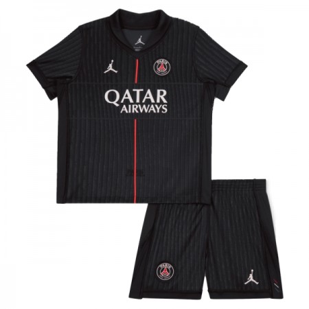 Camisola Paris Saint-Germain Jordan Criança Equipamento Quarto 2025-26 Manga Curta