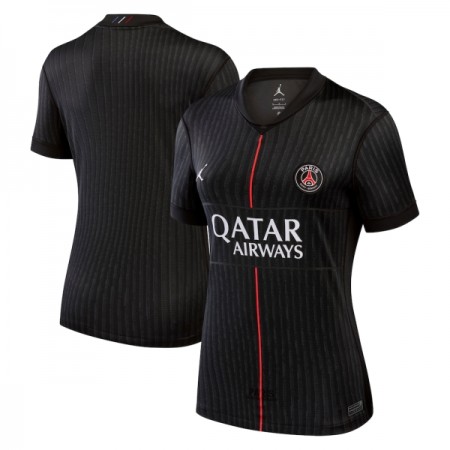 Camisola Paris Saint-Germain Jordan Mulher Equipamento Quarto 2025-26 Manga Curta