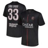 Camisola Paris Saint-Germain Zaire-Emery 33 Jordan Equipamento Quarto 2025-26 Manga Curta