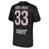 Camisola Paris Saint-Germain Zaire-Emery 33 Jordan Equipamento Quarto 2025-26 Manga Curta