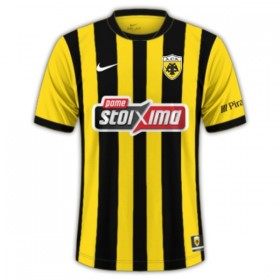 Camisola AEK Athens Equipamento Principal 2025-26 Manga Curta