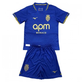 Camisola AS Monaco Criança Equipamento Alternativa 2025-26 Manga Curta