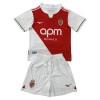 Camisola AS Monaco Criança Equipamento Principal 2025-26 Manga Curta