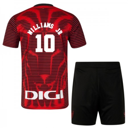 Camisola Athletic Bilbao Williams JR 10 Criança Equipamento Quarto 2025-26 Manga Curta