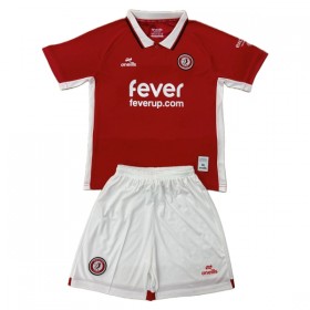 Camisola Bristol City Criança Equipamento Principal 2025-26 Manga Curta