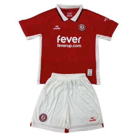 Camisola Bristol City Criança Equipamento Principal 2025-26 Manga Curta Camisola Bristol City Criança Equipamento Principal 2025-26 Manga Curta