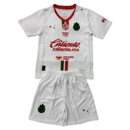 Camisola Club Deportivo Guadalajara Criança Equipamento Alternativa 2025-26 Manga Curta