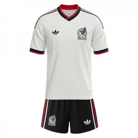 Camisola México Criança Equipamento Alternativa Mundial de 2026 Manga Curta