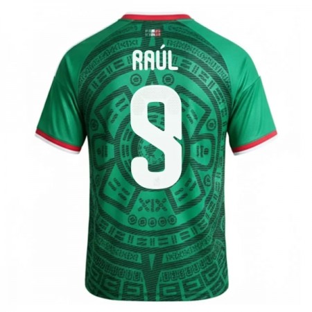 Camisola México Raul 9 Equipamento Principal Mundial de 2026 Manga Curta