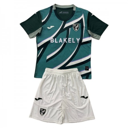 Camisola Norwich City Criança Equipamento Alternativa 2025-26 Manga Curta Camisola Norwich City Criança Equipamento Alternativa 2025-26 Manga Curta
