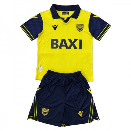 Camisola Oxford United Criança Equipamento Principal 2025-26 Manga Curta Camisola Oxford United Criança Equipamento Principal 2025-26 Manga Curta