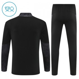 AC Milan Criança Sweat de Treino 2025-26 Quarter-Zip Preta