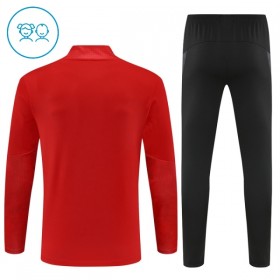 AC Milan Criança Sweat de Treino 2025-26 Quarter-Zip Vermelha