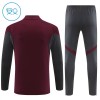 Arsenal Criança Sweat de Treino 2025-26 Quarter-Zip Vermelha