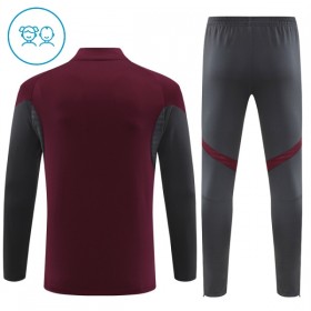 Arsenal Criança Sweat de Treino 2025-26 Quarter-Zip Vermelha