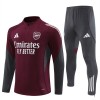 Arsenal Sweat de Treino 2025-26 Quarter-Zip Vermelha