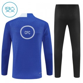 Chelsea Criança Sweat de Treino 2025-26 Quarter-Zip Azul