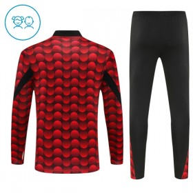 Feyenoord Rotterdam Criança Sweat de Treino 2025-26 Quarter-Zip Vermelha