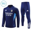 Real Madrid Criança Sweat de Treino 2025-26 Quarter-Zip Marinha