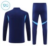 Real Madrid Criança Sweat de Treino 2025-26 Quarter-Zip Marinha