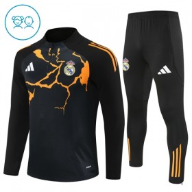 Real Madrid Criança Sweat de Treino 2025-26 Quarter-Zip Preta