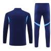 Real Madrid Sweat de Treino 2025-26 Quarter-Zip Marinha