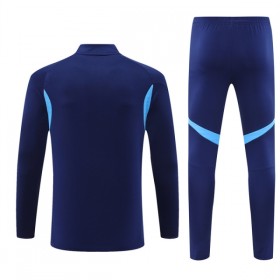 Real Madrid Sweat de Treino 2025-26 Quarter-Zip Marinha