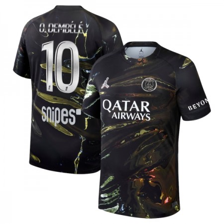 Camisola Paris Saint-Germain O. Dembele 10 Night Edition 2025-26 Manga Curta