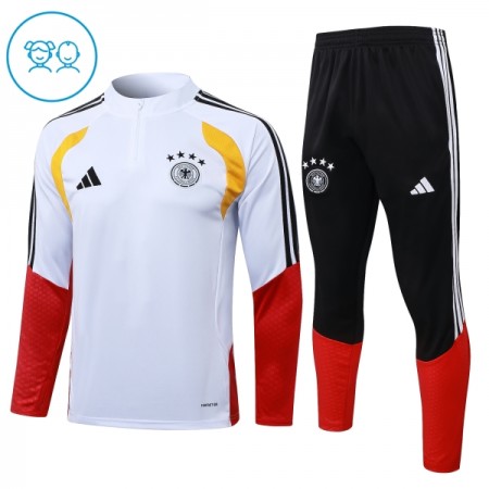 Alemanha Criança Sweat de Treino 2026-27 Quarter-Zip Branca