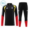 Alemanha Criança Sweat de Treino 2026-27 Quarter-Zip Preta
