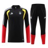Alemanha Sweat de Treino 2026-27 Quarter-Zip Preta