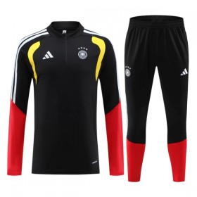 Alemanha Sweat de Treino 2026-27 Quarter-Zip Preta