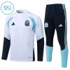 Argentina Criança Sweat de Treino 2026-27 Quarter-Zip Branca