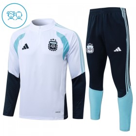 Argentina Criança Sweat de Treino 2026-27 Quarter-Zip Branca
