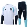 Argentina Sweat de Treino 2026-27 Quarter-Zip Branca