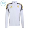 Real Madrid Criança Sweat de Treino 2026-27 Quarter-Zip Branca
