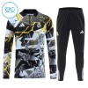 Real Madrid Marvel Criança Sweat de Treino 2026-27 Quarter-Zip Preta