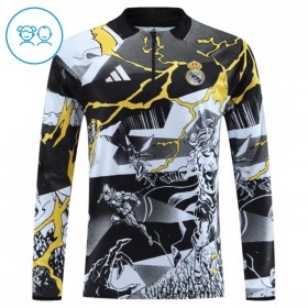 Real Madrid Marvel Criança Sweat de Treino 2026-27 Quarter-Zip Preta