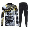 Real Madrid Marvel Sweat de Treino 2026-27 Quarter-Zip Preta