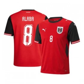 Camisola Áustria Alaba 8 Equipamento Principal Mundial de 2026 Manga Curta
