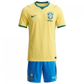 Camisola Brasil Criança Equipamento Principal Mundial de 2026 Manga Curta