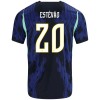 Camisola Brasil Estevao 20 Equipamento Alternativa Mundial de 2026 Manga Curta