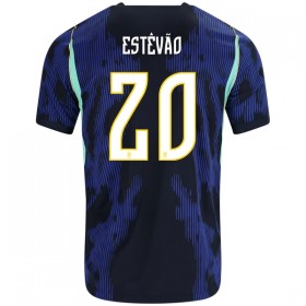 Camisola Brasil Estevao 20 Equipamento Alternativa Mundial de 2026 Manga Curta