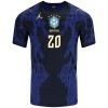 Camisola Brasil Estevao 20 Equipamento Alternativa Mundial de 2026 Manga Curta