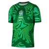 Camisola Brasil Guarda Redes Equipamento Principal Mundial de 2026 Verde Manga Curta